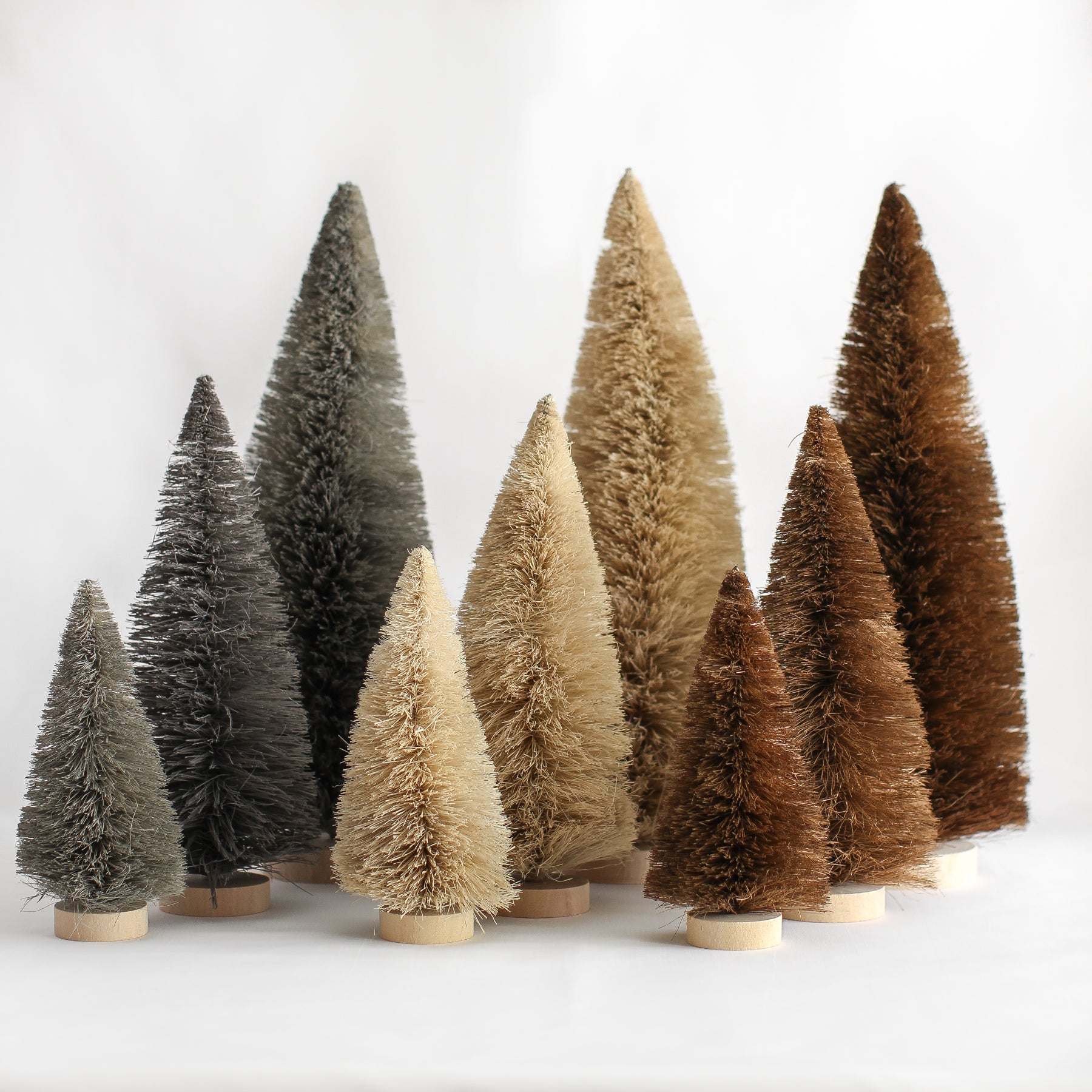 9 Sisal Bottle Brush Tree, Ombre - 5 Color Options – Shop Sweet Lulu