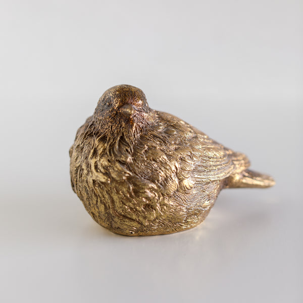 Gold Resin Bird