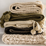 Cotton & Polyester Woven Blanket