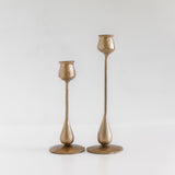 Set of 2 Cast Iron Taper Candle Holders