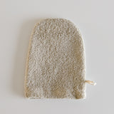 Cotton Terry Cloth Shower Mitt with Loop