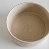 Stoneware Bowl with Paw Print