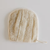 Cotton Terry Cloth/ Loofa Mitt with Loop