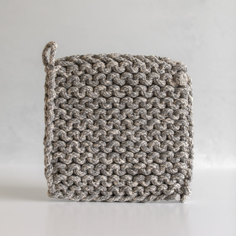 Square Cotton Crocheted Pot Holder