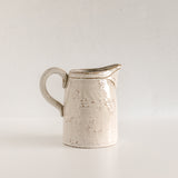 Rustic Stoneware Textured Pitcher