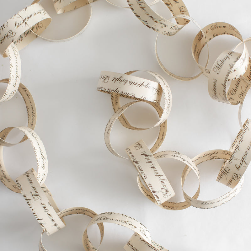 26 Piece DIY Paper Link Garland