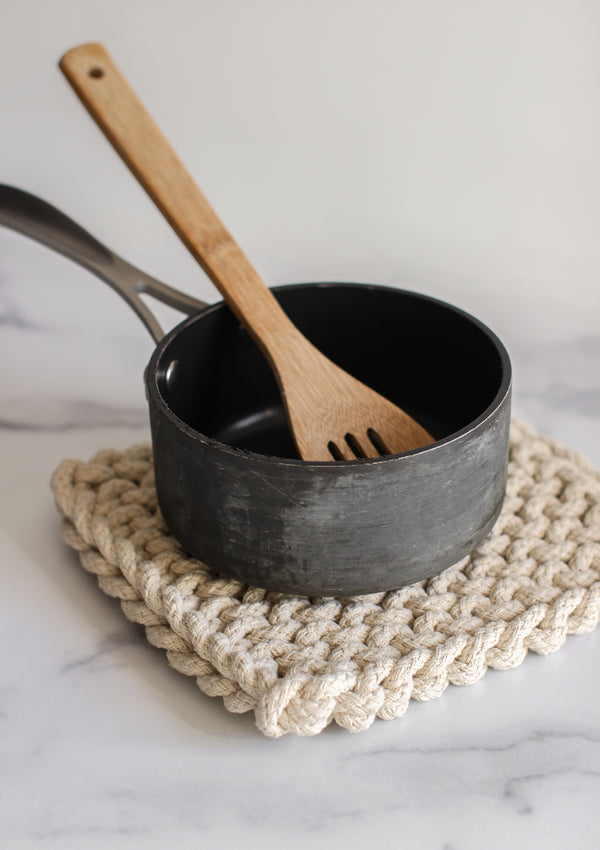 Square Cotton Crocheted Pot Holder