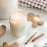 Homemade Gingerbread Candle